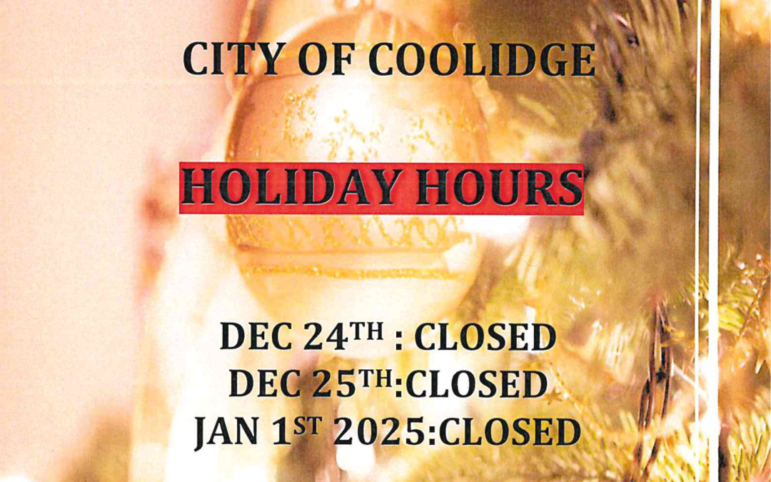 Holiday Hours 2024