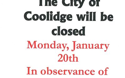 Closed Monday, January 20th